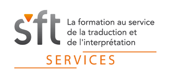 Logo SFT Services : la formation au service de la traduction et de l'interprétation